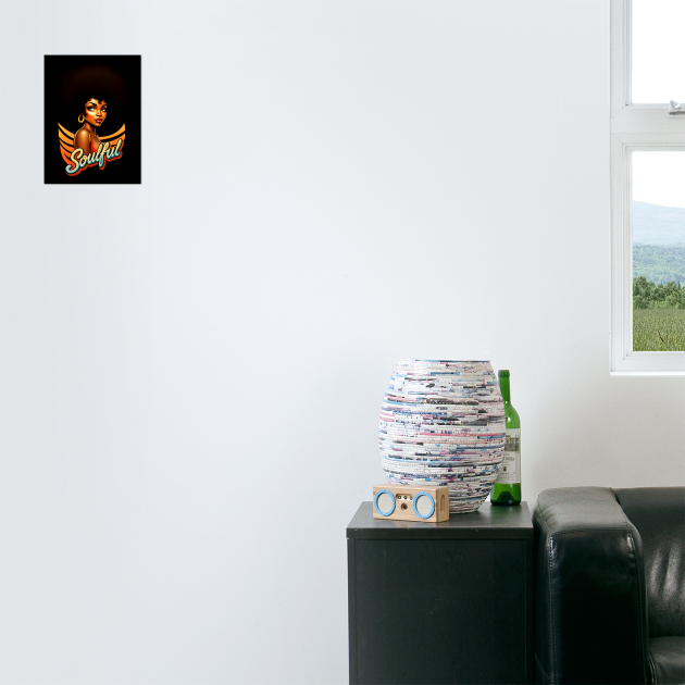 Soulful Black Woman by UrbanLifeApparel